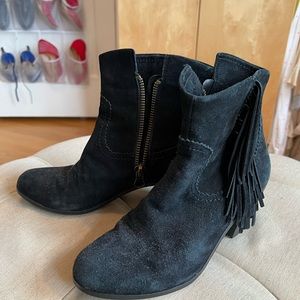 Sam Edelman fringe ankle boot